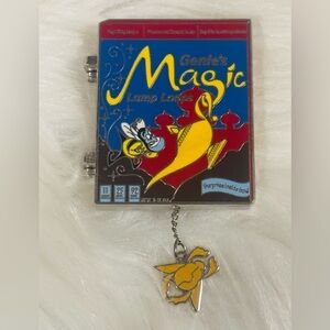 Disney Parks Genie Cereal Box Pin Aladdin Limited Edition